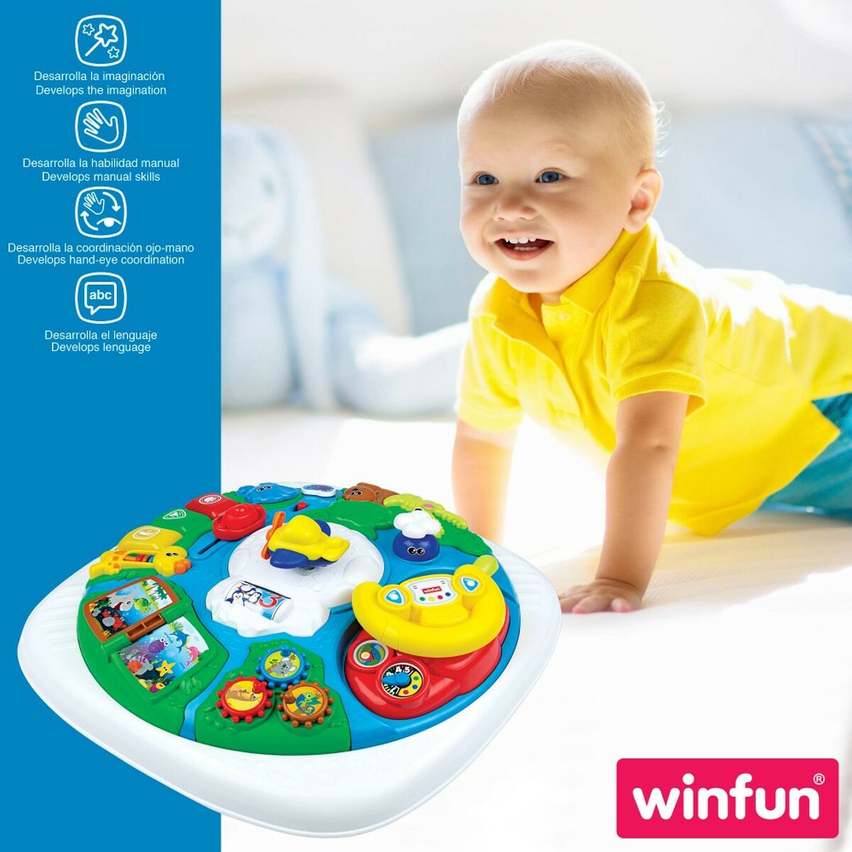 Toimintakeskus Winfun 2 osaa 47 x 41 x 47 cm